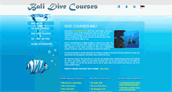 Desktop Screenshot of dive-courses-bali.com